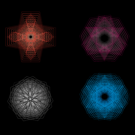 A stylish geometric pattern for the fashion industryのイラスト素材