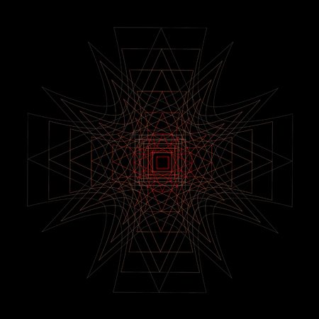 geometric pattern icons for mobile applications and gamesのイラスト素材