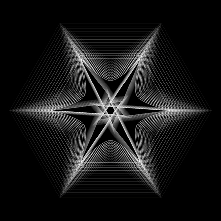 Geometry minimalistic artwork poster with simple shape and figure. Abstract vector pattern design in Scandinavian style for web banner, business presentation, branding package, fabric print, wallpaperのイラスト素材