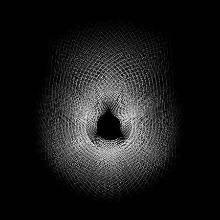 Geometry minimalistic artwork poster with simple shape and figure. Abstract vector pattern design in Scandinavian style for web banner, business presentation, branding package, fabric print, wallpaperのイラスト素材