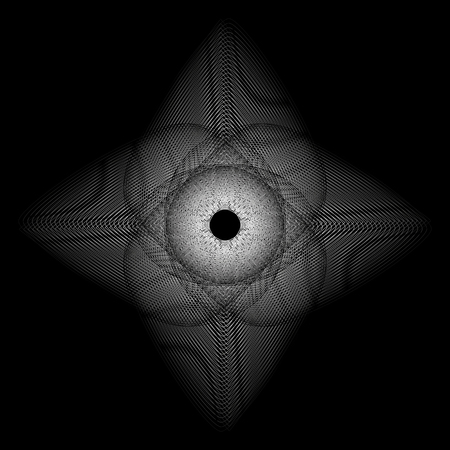 Holiday patterns of stars of snowflakes and flowers for gifts geometric pentagramのイラスト素材