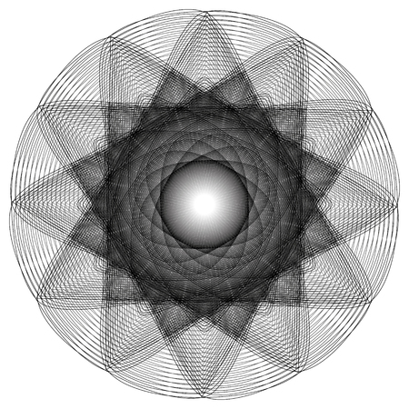 Holiday patterns of stars of snowflakes and flowers for gifts geometric pentagramのイラスト素材