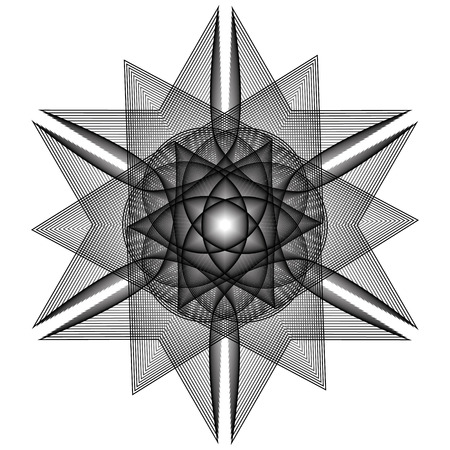 A stylish geometric pattern for the fashion industryのイラスト素材