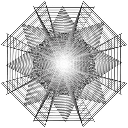 A stylish geometric pattern for the fashion industryのイラスト素材