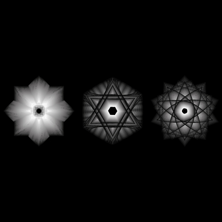 geometric pattern icons for mobile applications and gamesのイラスト素材