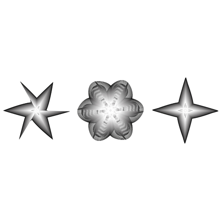 geometric pattern icons for mobile applications and gamesのイラスト素材