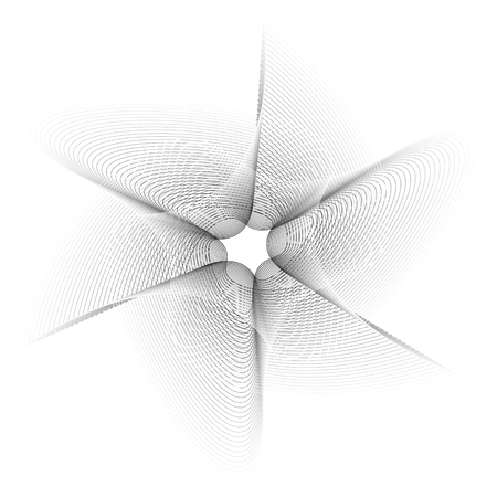 Geometric pattern symbols fractale pentagram astrology stamp label symbol amulet runesのイラスト素材