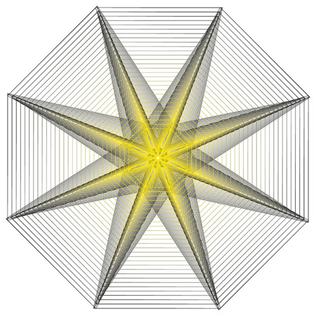 Geometric patterns etudes pentograms of design and interiorsのイラスト素材