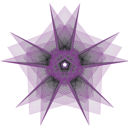 A stylish geometric pattern for the fashion industry crystalのイラスト素材