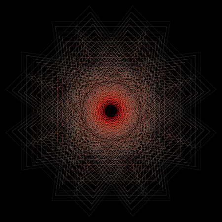 Geometry minimalistic artwork poster with simple shape and figure. Abstract vector pattern design in Scandinavian style for web banner, business presentation, branding package, fabric print, wallpaperのイラスト素材