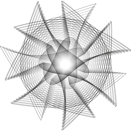 Geometry minimalistic artwork poster with simple shape and figure. Abstract vector pattern design in Scandinavian style for web banner, business presentation, branding package, fabric print, wallpaperのイラスト素材