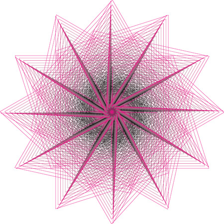 Holiday patterns of stars and flowers for gifts groundのイラスト素材