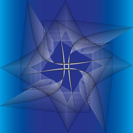 Geometric patterns etudes pentograms of design and interiorsのイラスト素材