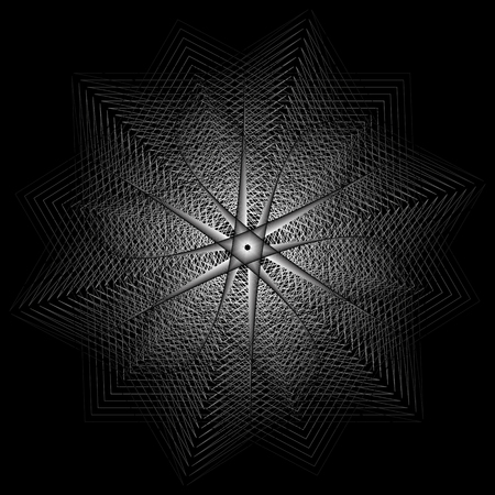 Sacred geometry signs. Set of symbols and elements. Alchemy, religion, philosophyのイラスト素材