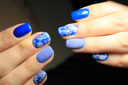 Youth, beautiful manicure design gel varnish 2017の写真素材