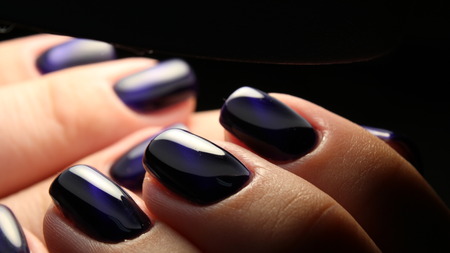 Youth design of nails manicure pattern for girlsの写真素材