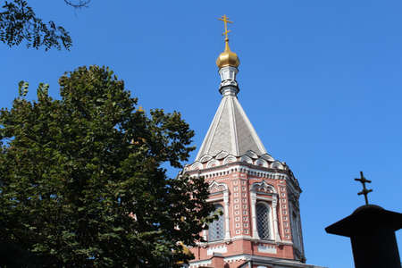 Beautiful Orthodox Church in Ukraineの写真素材