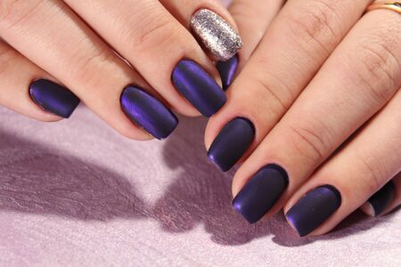 Manicured nails Nail Polish art design. Best 