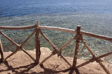 Coast of the Mediterranean Sea in Egyptの写真素材