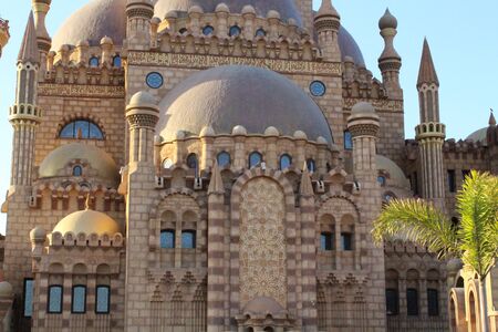 Muslim mosque in the old town. Egyptの写真素材