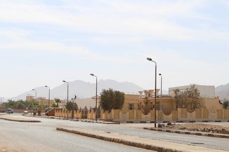 houses in the city of Dahab. Egypt