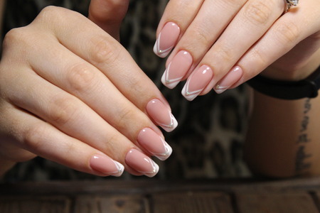 Youth manicure design best nails, gel varnishの写真素材