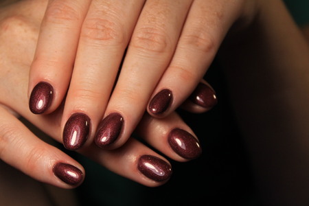 Beautiful matte finish in purple with silver linesの写真素材