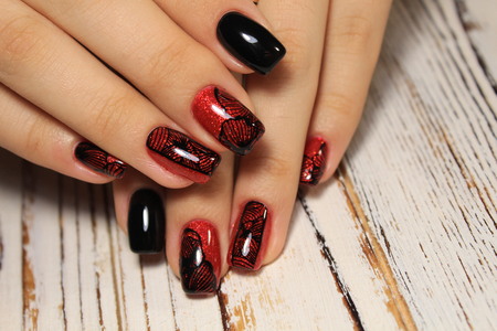 Fashion nails design manicure