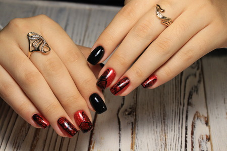 Amazing natural nails. Women's hands with clean manicure.
