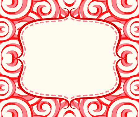 Lollipop frameのイラスト素材