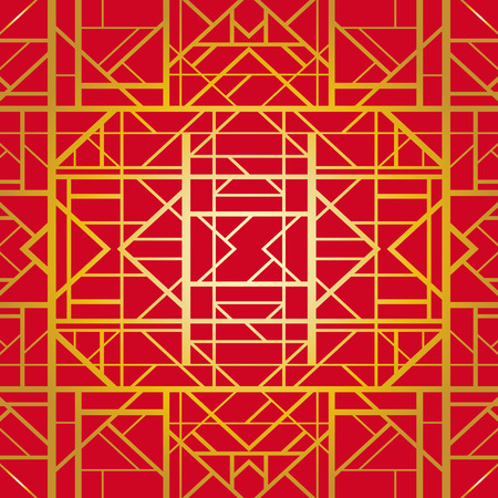 Seamless pattern in art deco styleのイラスト素材