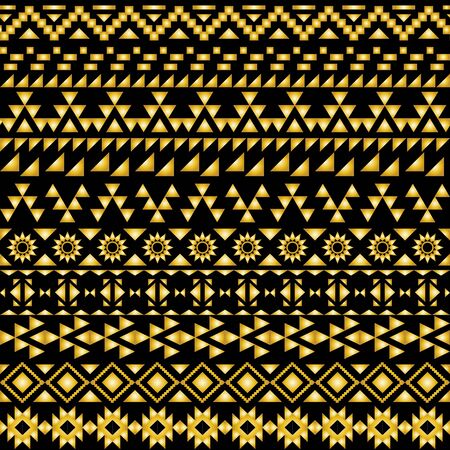 Seamless aztec pattern art deco styleのイラスト素材