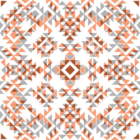 Seamless colorful navajo patternのイラスト素材