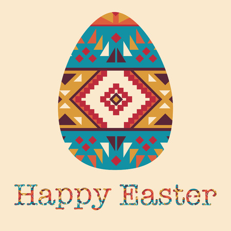 Modern Easter background, happy Easter cardのイラスト素材