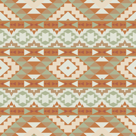 Abstract seamless ethnic geometric pattern, vector illustration