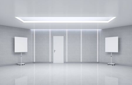 Empty Meeting Room. 3d Illustration.の写真素材