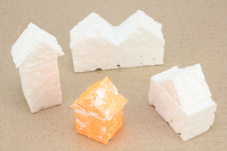 Building miniatureの写真素材