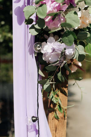 stylish wedding decor wedding day street decoration for weddingの写真素材