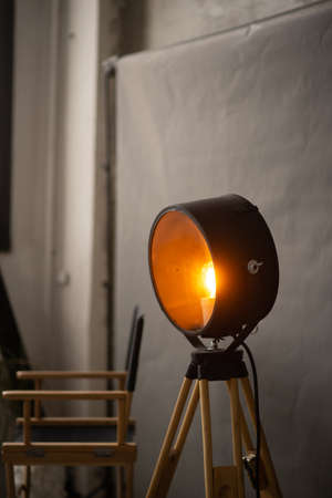 stylish unusual lamp unusual home decor aestheticsの写真素材