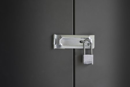 master key on grey back groundの写真素材