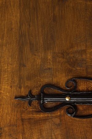 texture of old wood door