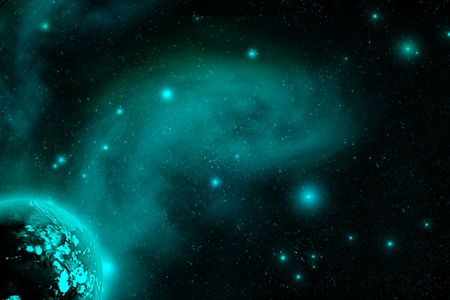 abstract space and star backrround