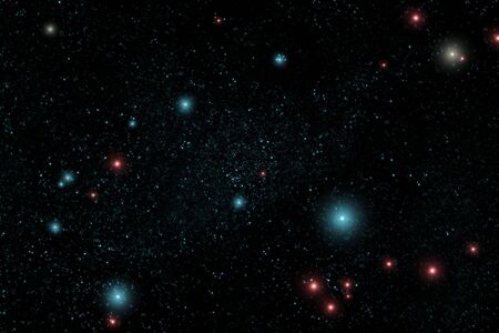 abstract space and star background