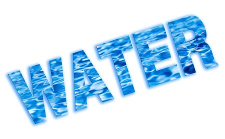 the blue water splash background の写真素材