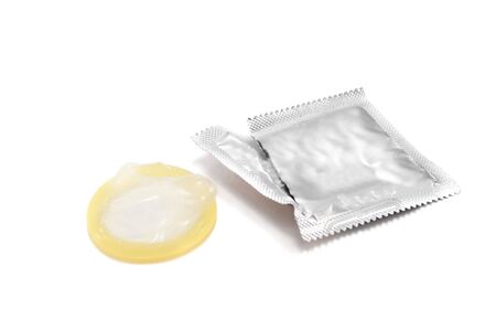 contraceptive isolated on white backgroundの写真素材