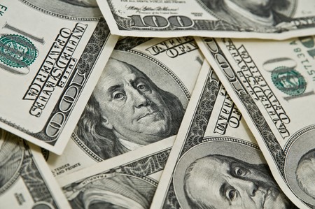  hundred dollar cash close up