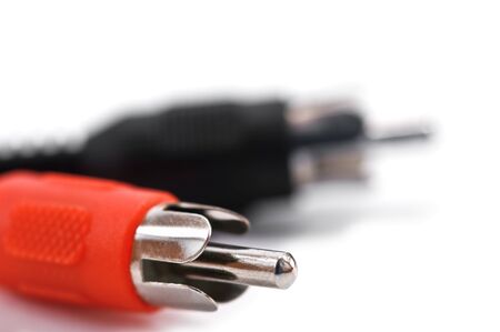 red and black stereo cable