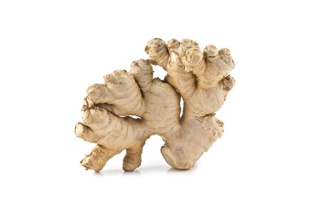 ginger root isolated on white