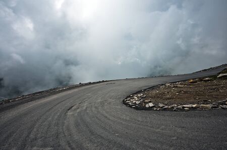 the road in himalayas mountain