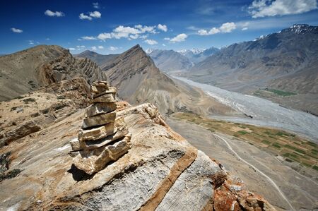 himalayas mountain in summer timeの写真素材